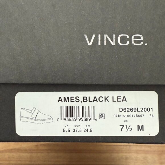 Vince leather Platform Pointed Loafer - Picture 11 of 12